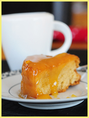 Orange & lemon Zest Pudding with St Clements Sauce